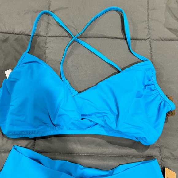 NWT VS Victoria Secret blue bikini swim suit L XXL - Picture 4 of 12